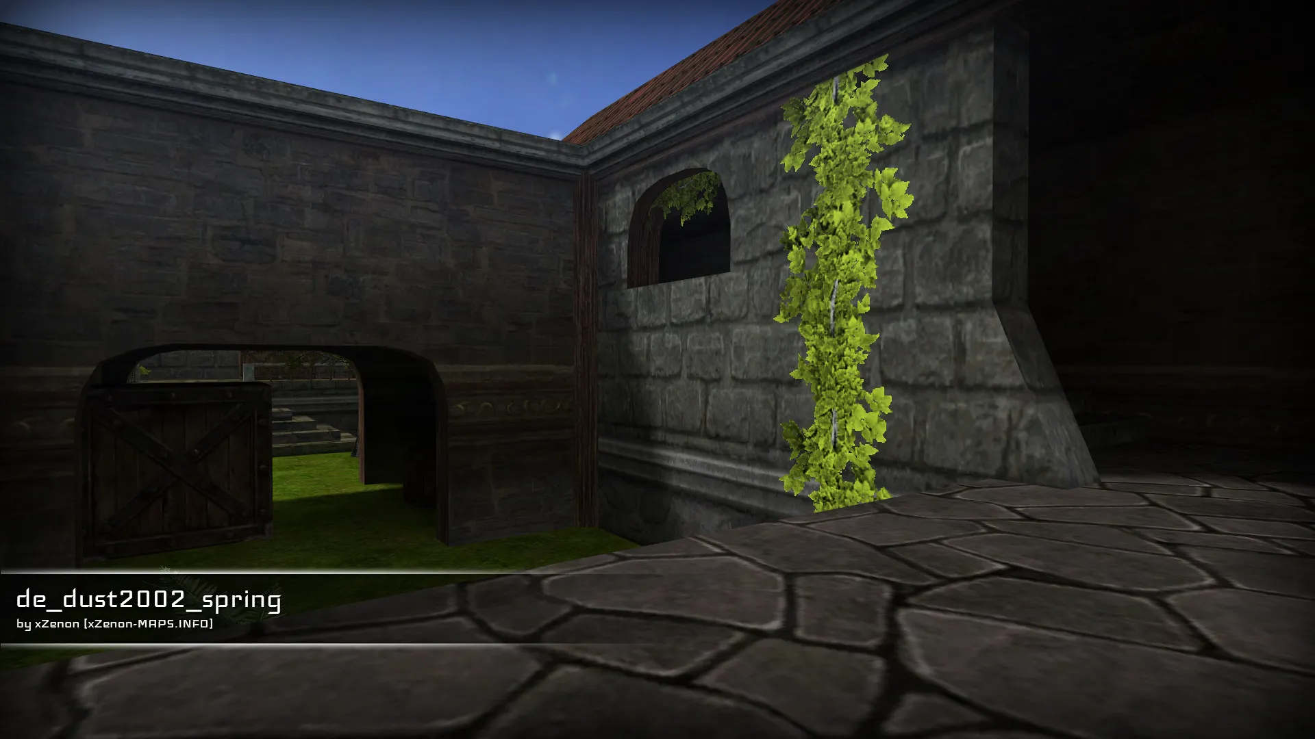 Скачать Карта de_dust2002_spring_b1 для CS 1.6: быстрый обзор, точки, тактика, .nav, оптимизация - Скриншот