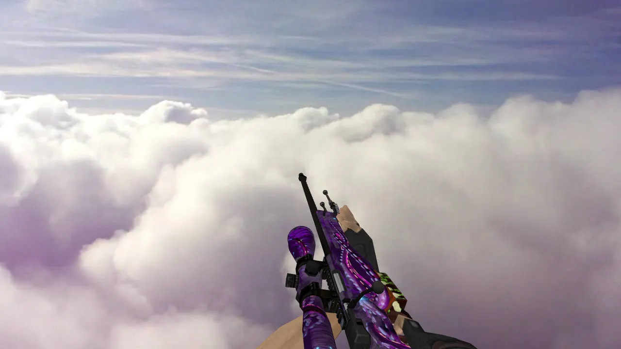 Скачать Модель AWP Wrath Of Poseidon для CS 1.6 - Качество и Уникальность - Скриншот