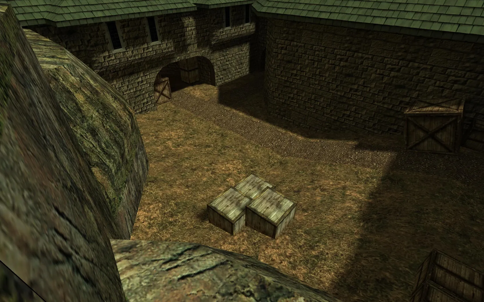 Скачать Карта de_dust2_storm для CS 1.6: баланс сторон, точки, .nav для ботов, оптимизация wpoly/epoly - Скриншот