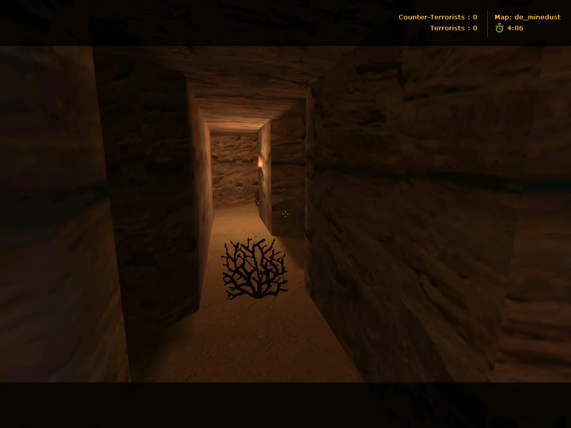 Скачать Карта de_minedust для CS 1.6: Тактические возможности и особенности - Скриншот