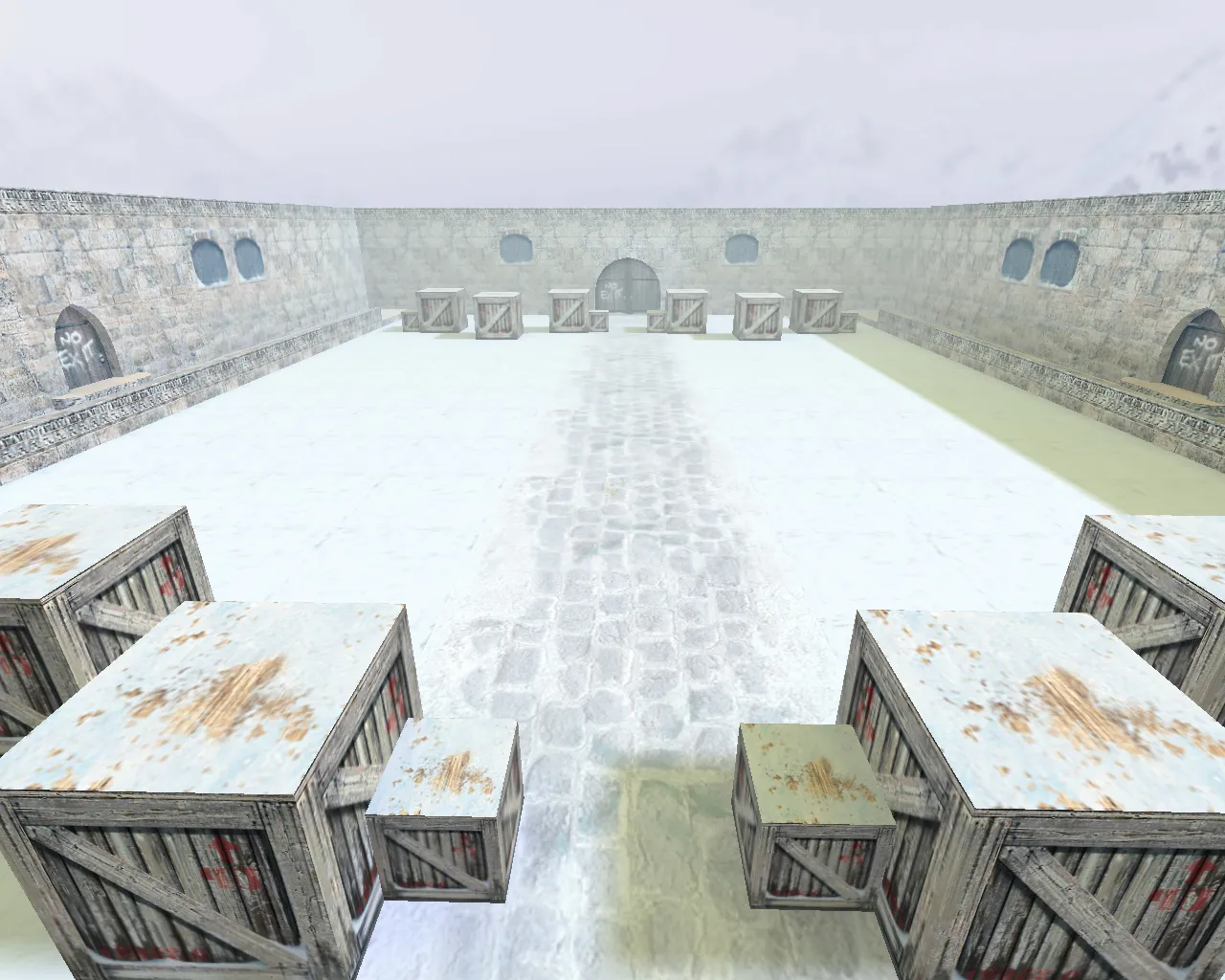 Скачать Карта awp_winterdust для CS 1.6: точки, маршруты, .nav для ботов и оптимизация - Скриншот