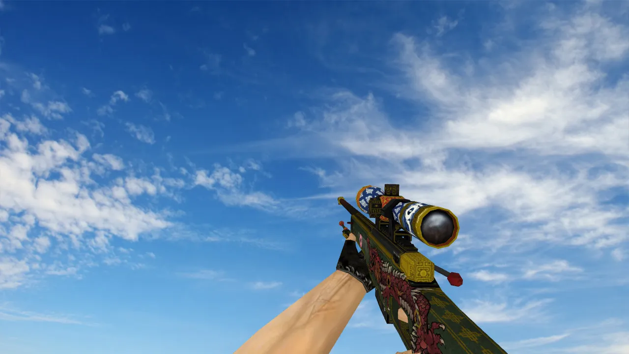 Скачать Модель AWP Longun для CS 1.6 - Качественная замена - Скриншот