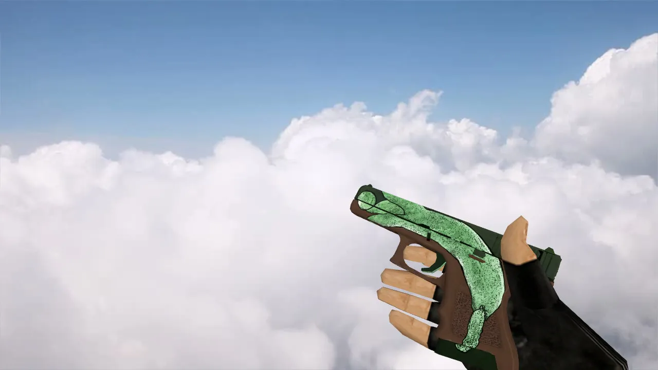 Скачать Модель Glock Pea Shooter для CS 1.6 - Качественные текстуры и анимации - Скриншот
