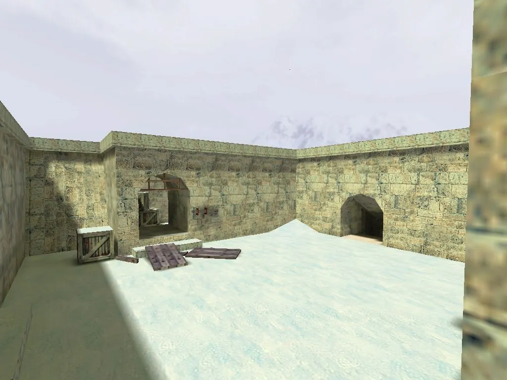 Карта de_snowball для CS 1.6 - Тактические возможности и стратегия — скриншот 6