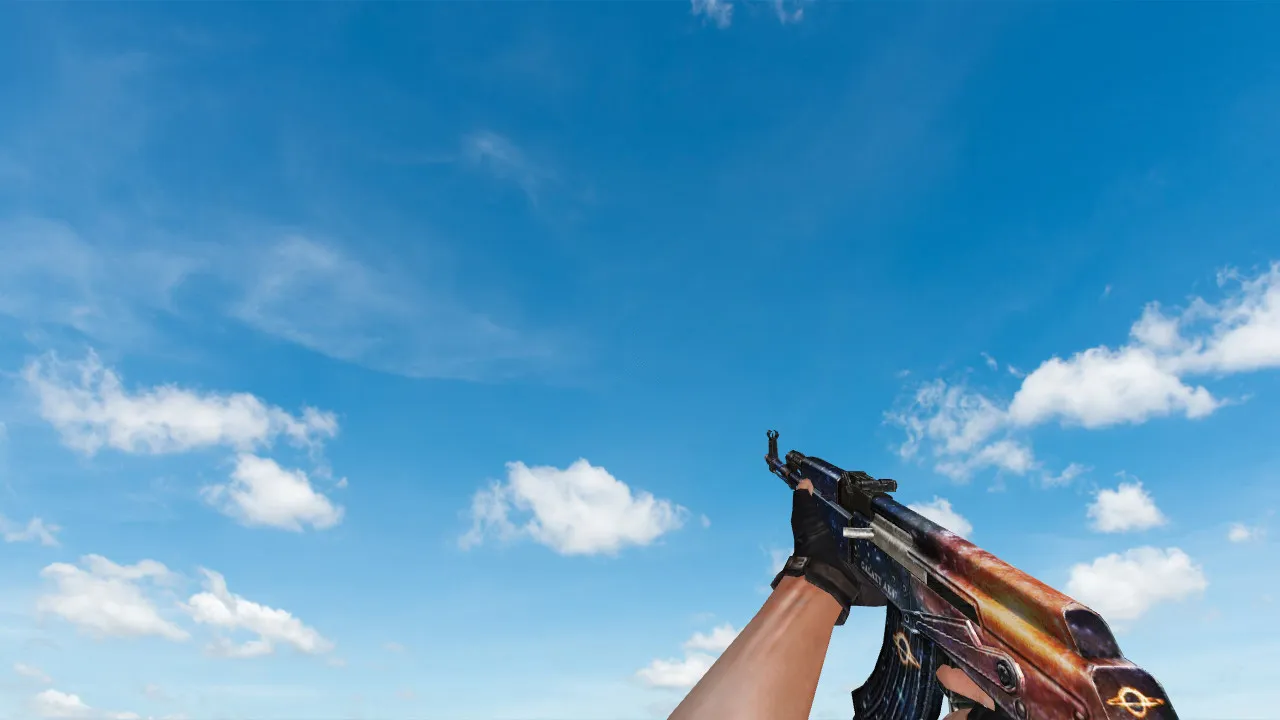 Скачать Пак моделей оружия «Galaxy Weapon Set» для CS 1.6: v_, p_, w_ модели, звуки, анимация осмотра и качество текстур - Скриншот