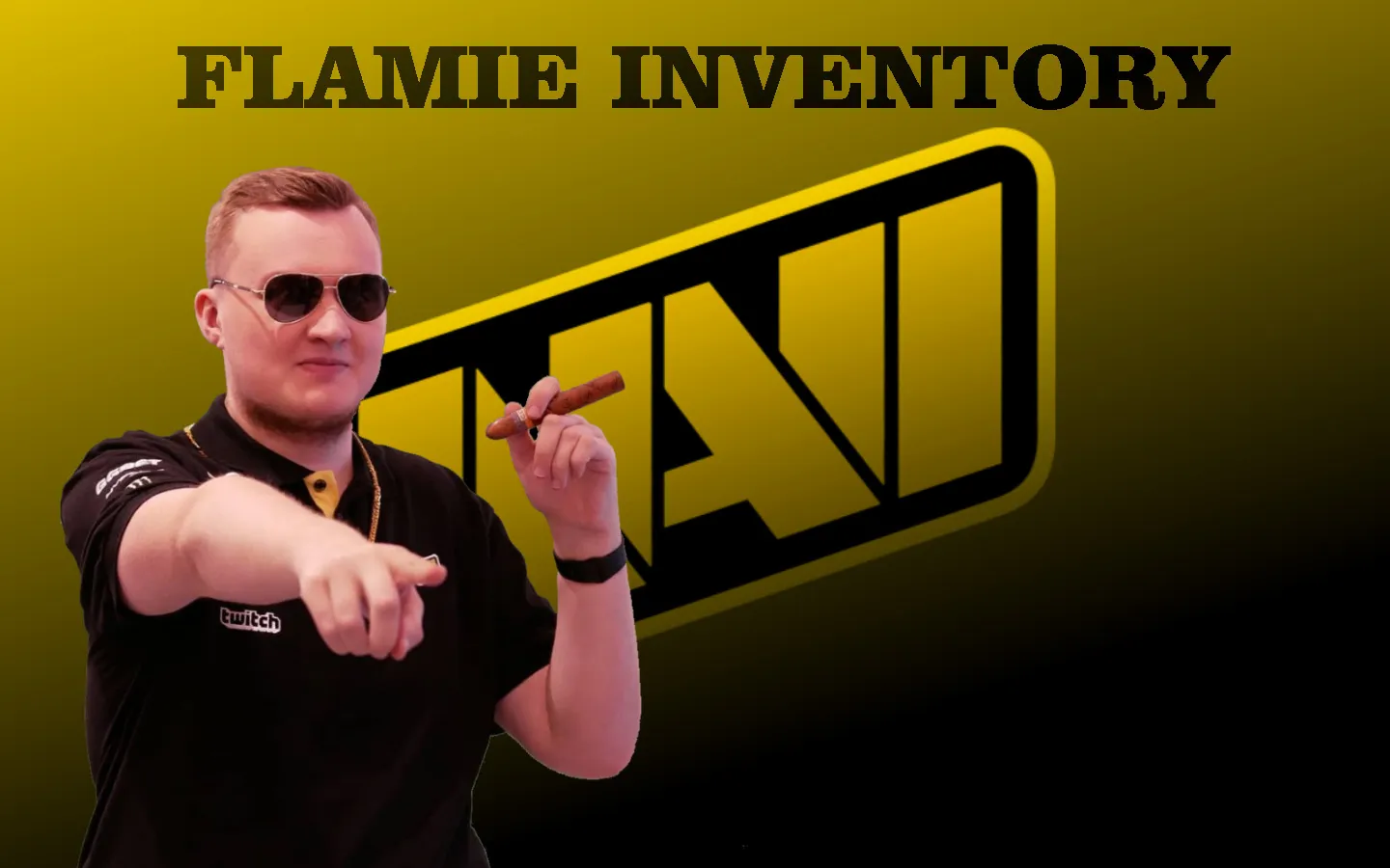 Скачать Инвентарь Navi Flamie для CS 1.6: паки оружия v_/p_/w_ модели, звуки, анимация осмотра, перчатки и нож - Скриншот