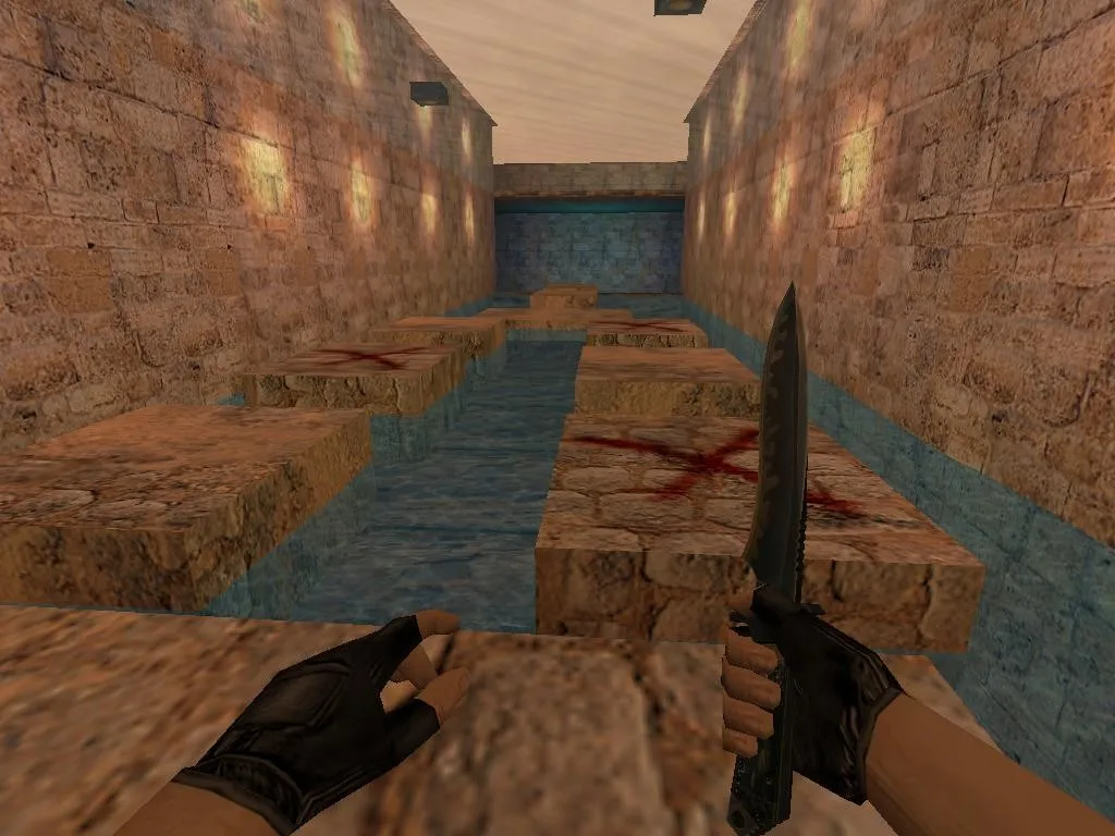 Скачать deathrun_kolor_v2 для CS 1.6: карта deathrun, точки, .nav, оптимизация wpoly/epoly - Скриншот