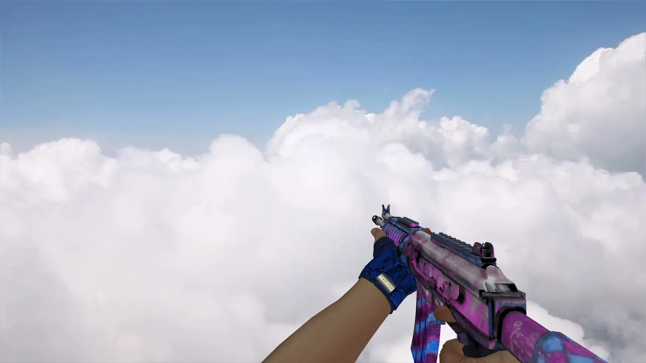 Пак моделей оружия «Hand Wraps Cobalt Skulls Pack» для CS 1.6: v_ p_ w_ модели, звуки, анимация осмотра и текстуры — скриншот 11