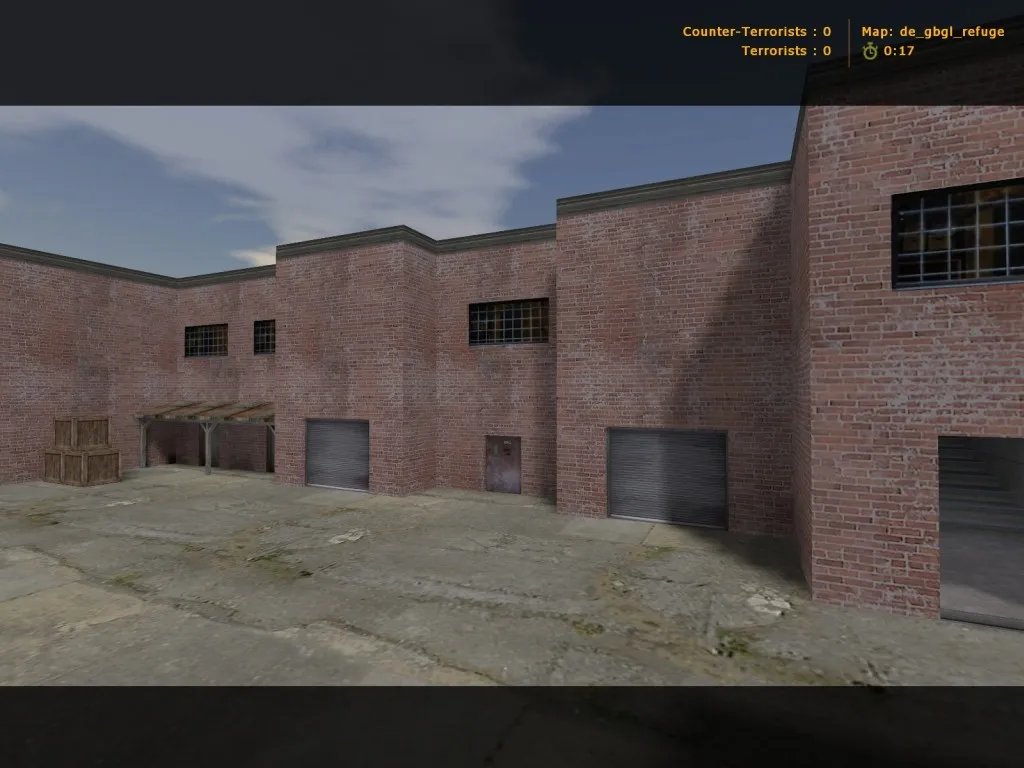 Скачать de_gbgl_refuge — DE карта для CS 1.6: баланс сторон, точки, .nav и оптимизация wpoly/epoly - Скриншот