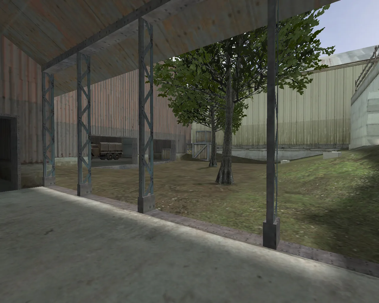 de_forge для CS 1.6: тактика за CT и T, точки, .nav и оптимизация карты — скриншот 3