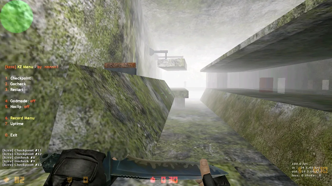 Скачать deathrun_absolute для CS 1.6: ловушки, тайминги и точки для CT/T без лагов - Скриншот