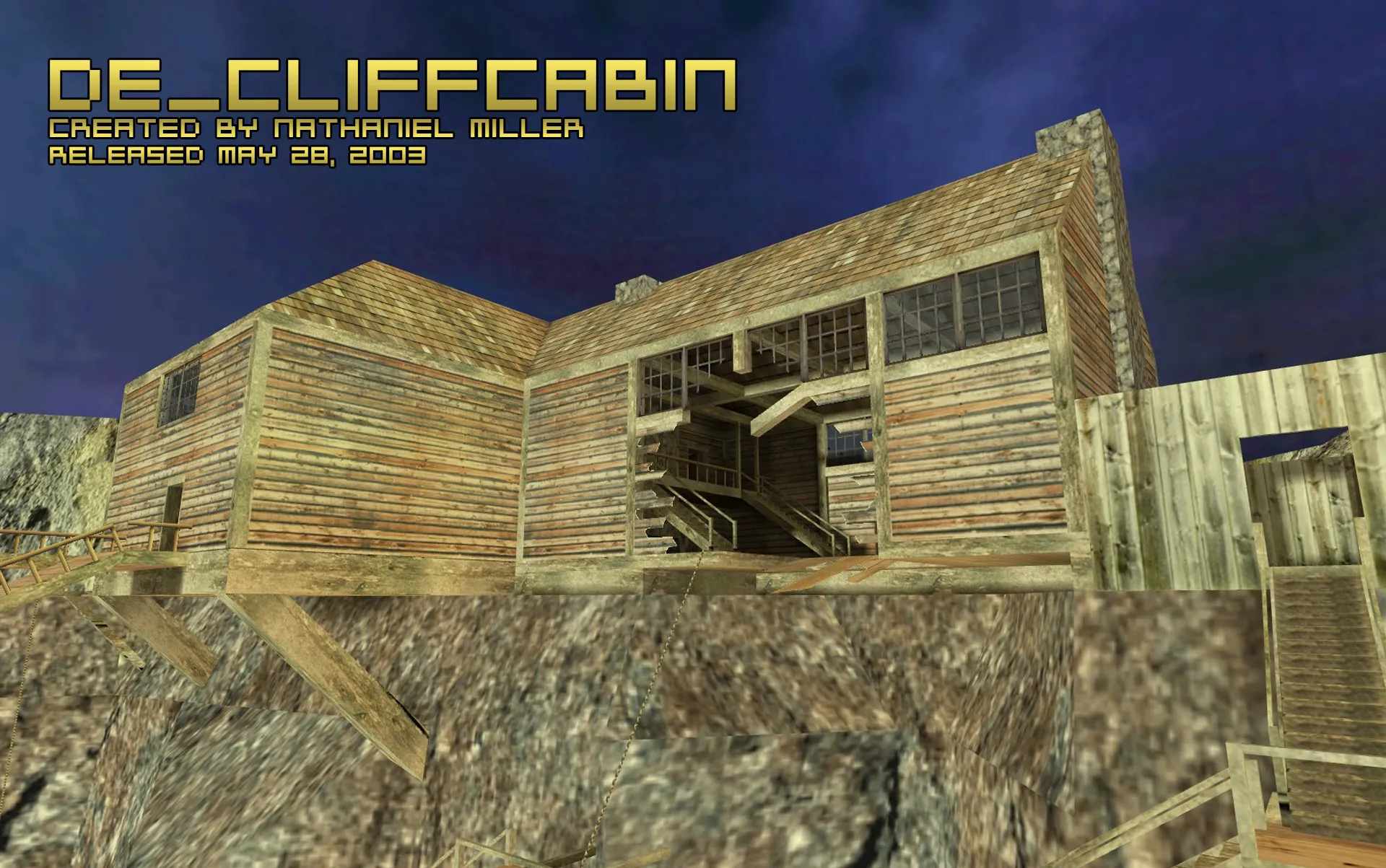 Карта de_cliffcabin для CS 1.6: точки, маршруты CT/T, .nav для ботов и оптимизация wpoly/epoly — скриншот 15