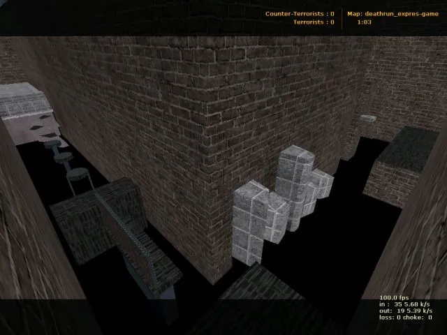 deathrun_expres-game для CS 1.6: карта deathrun, точки, маршруты и настройка сервера — скриншот 6