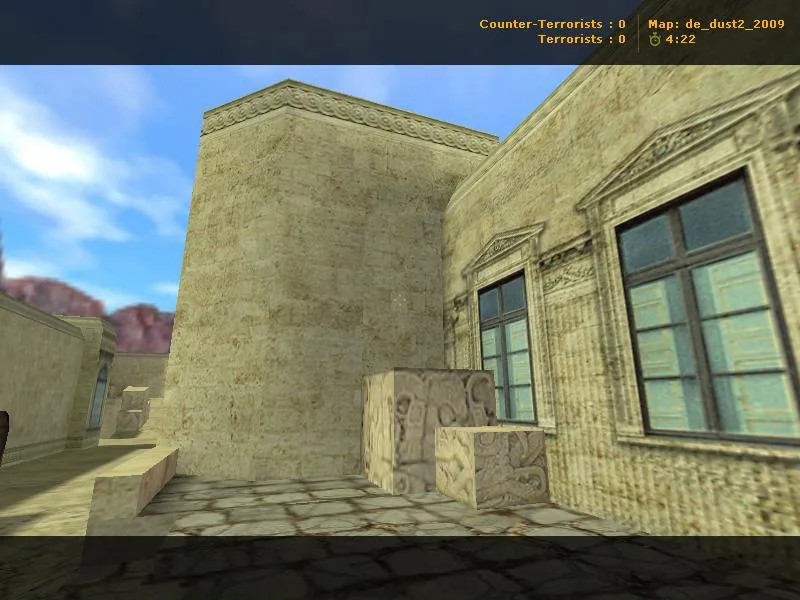 Скачать de_dust2_2009 для CS 1.6: баланс сторон, точки под плент и раундовые схемы - Скриншот