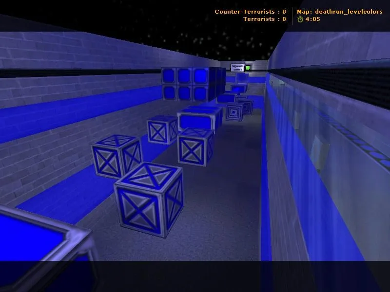 deathrun_levelcolors — карта Deathrun для CS 1.6: точки, рейты, навигация ботов и настройка — скриншот 7