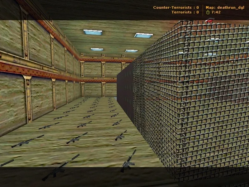 Скачать deathrun_dgl для CS 1.6: тактика, точки, .nav для ботов и оптимизация карты - Скриншот