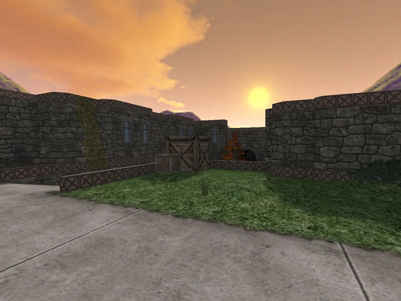 Скачать de_dust2_medieval для CS 1.6: карта DE, точки, маршруты, .nav и оптимизация - Скриншот