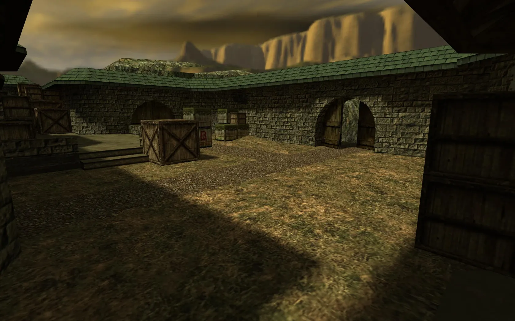 Скачать Карта de_dust2_storm для CS 1.6: баланс сторон, точки, .nav для ботов, оптимизация wpoly/epoly - Скриншот