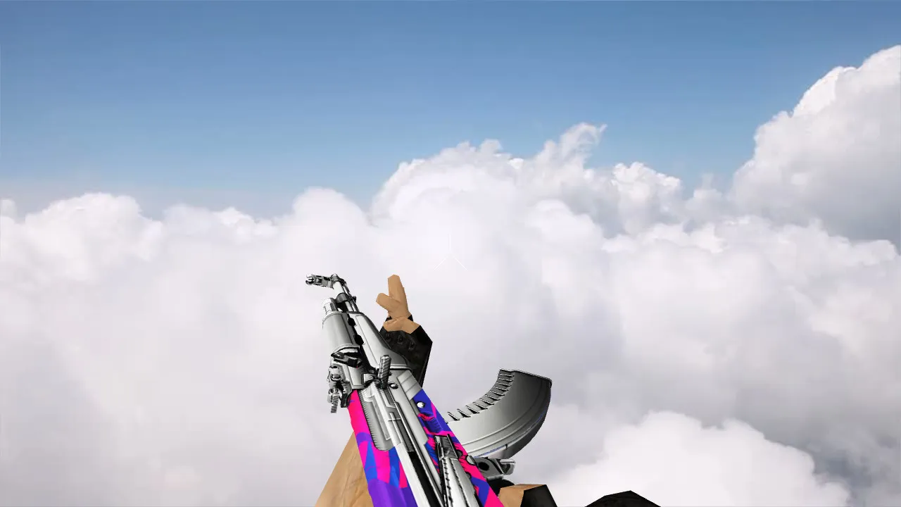 Скачать Модель AK-47 Runner v_model для CS 1.6: p_, w_, звуки, анимация осмотра и текстуры - Скриншот