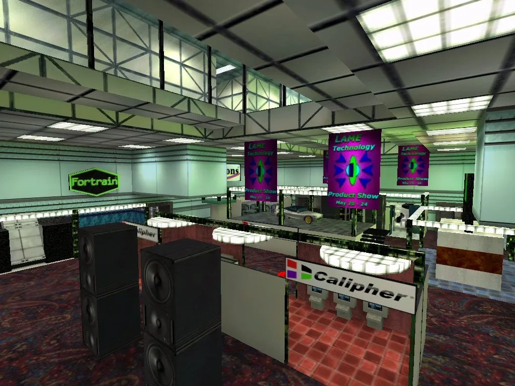 Скачать Карта convention_center для CS 1.6: тактика за CT/T, точки, .nav и оптимизация wpoly/epoly - Скриншот