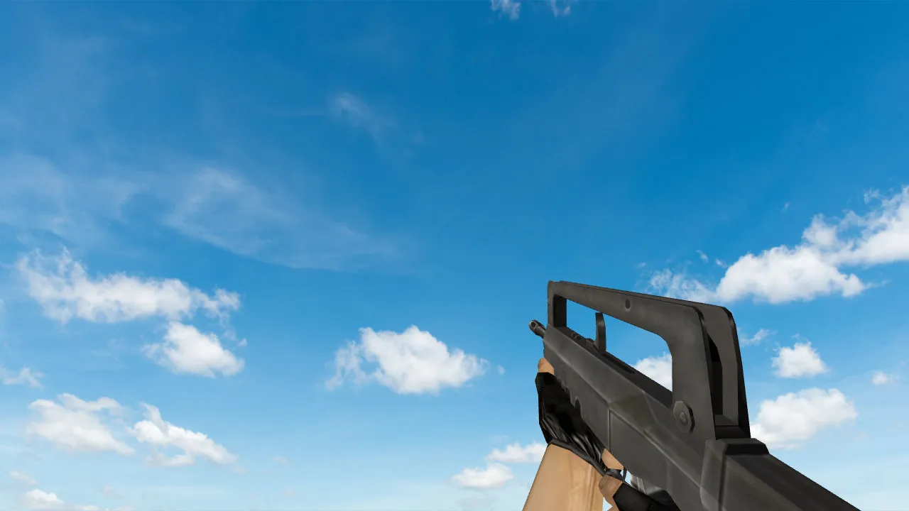 Пак моделей оружия «Default Weapons Chromed» для CS 1.6: v_, p_, w_ модели, звуки, анимация осмотра и текстуры — скриншот 7