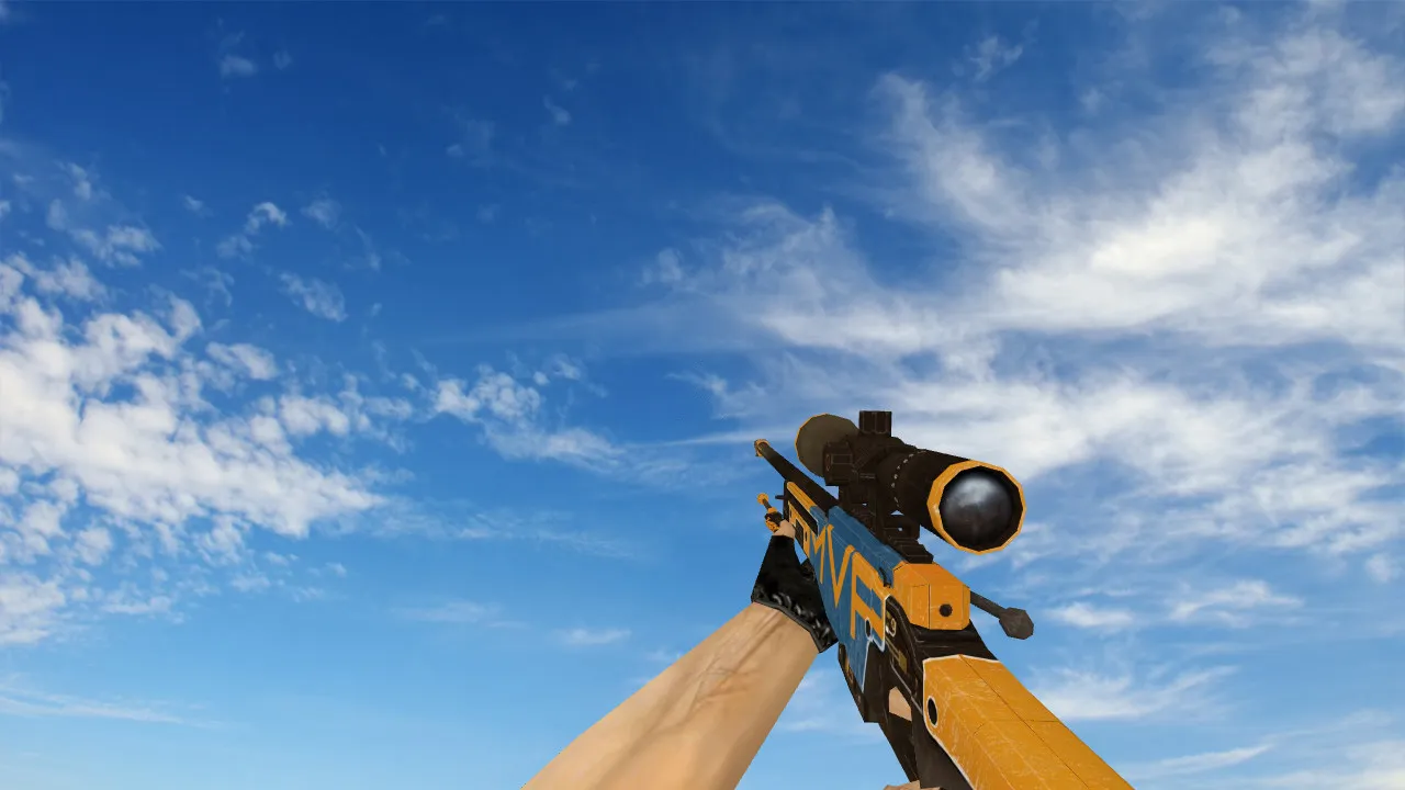 Скачать Модель AWP MVP для CS 1.6 - Идеальный выбор для снайперов - Скриншот