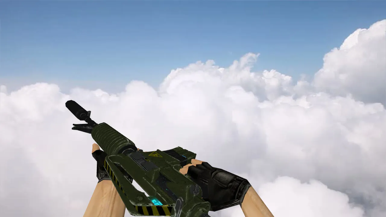 Скачать Модель «M4A1 Mk. II» для CS 1.6: v_, p_, w_ версии, звуки, анимация осмотра и качество текстур - Скриншот