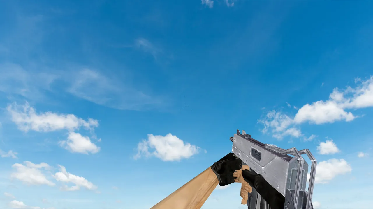 Пак моделей оружия «Default Weapons Chromed» для CS 1.6: v_, p_, w_ модели, звуки, анимация осмотра и текстуры — скриншот 17
