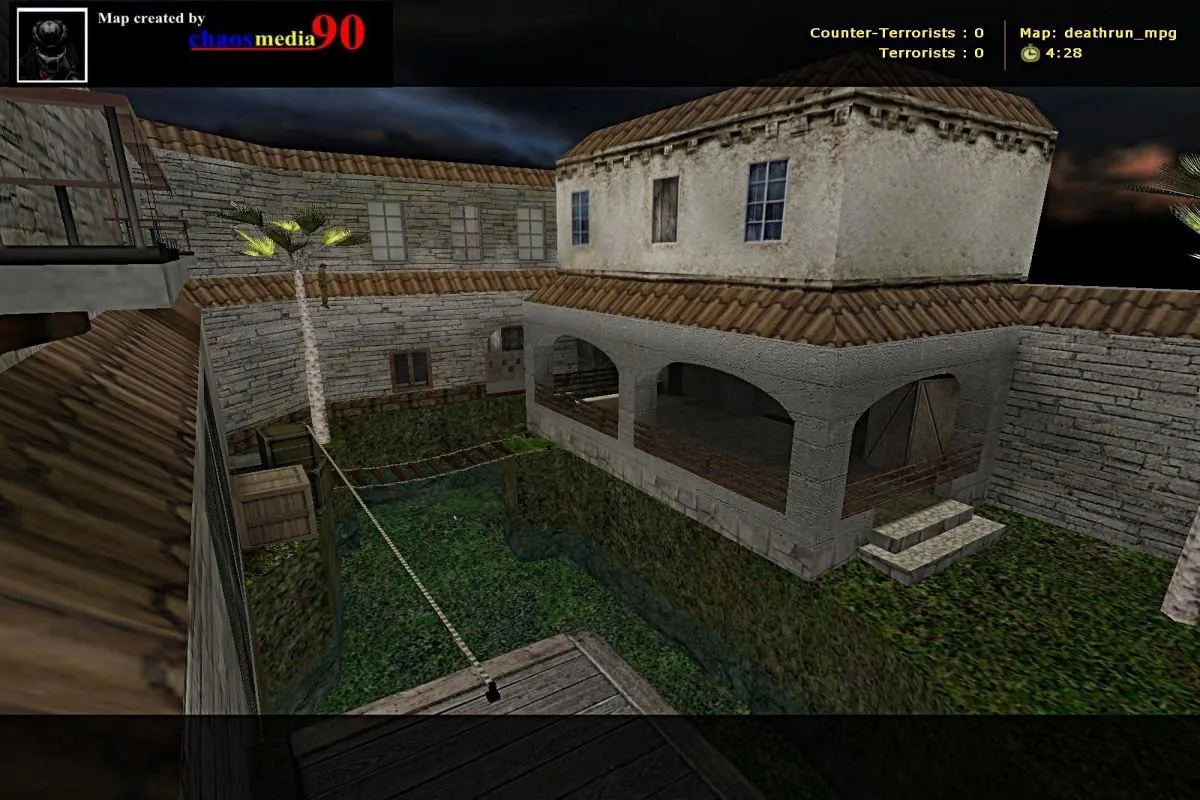 Скачать Карта deathrun_mpg для CS 1.6: deathrun режим, точки, .nav для ботов и оптимизация - Скриншот