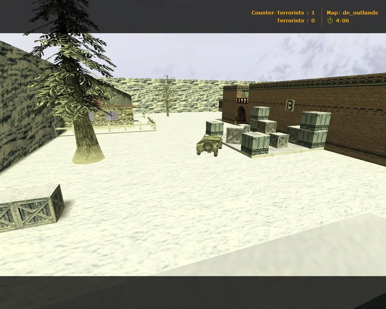 Скачать Карта de_outlands для CS 1.6: Стратегии и особенности - Скриншот