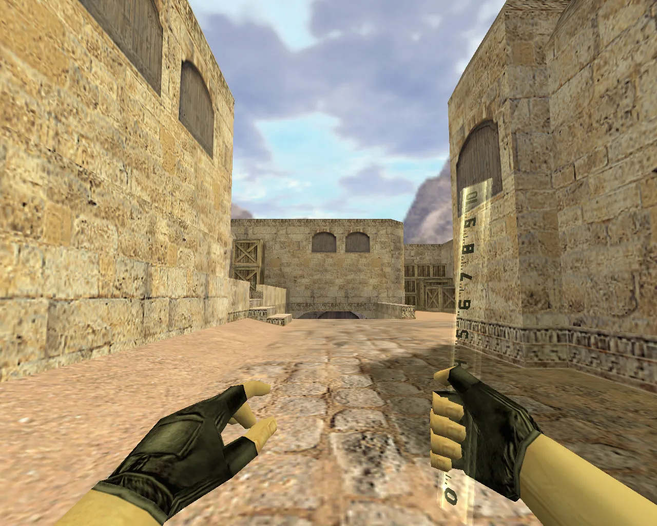 Скачать Модель ножа «Линейка» для CS 1.6: v_ / p_ / w_ файлы, звук, анимация осмотра, текстуры и качество - Скриншот