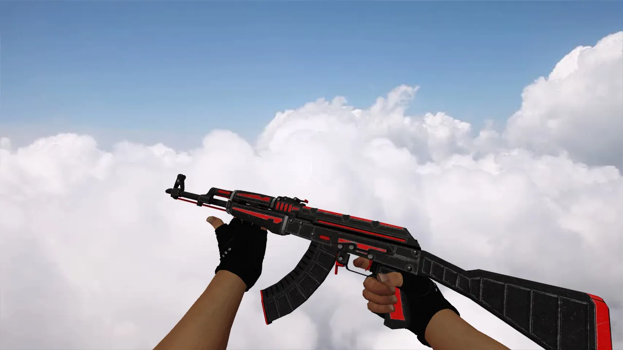 Скачать Модель "AK-47 Dark Lord" для CS 1.6 — качественные текстуры и анимация - Скриншот