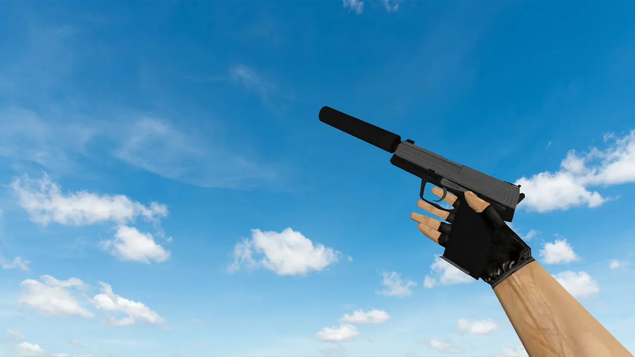 Скачать Модель USP «Нержавейка» для CS 1.6 - Качество и Стиль - Скриншот