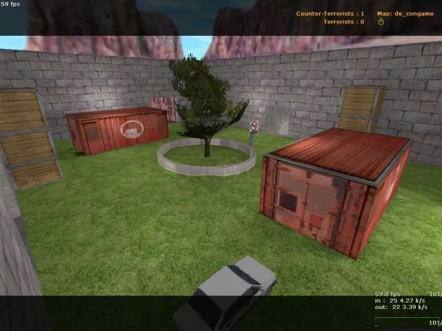 Скачать Карта de_congame для CS 1.6: тактика за T/CT, точки, маршруты и настройка сервера - Скриншот