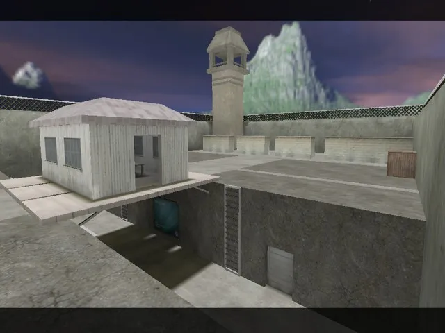 Скачать Карта de_snipe_rmk для CS 1.6: идеальная площадка для снайперов - Скриншот