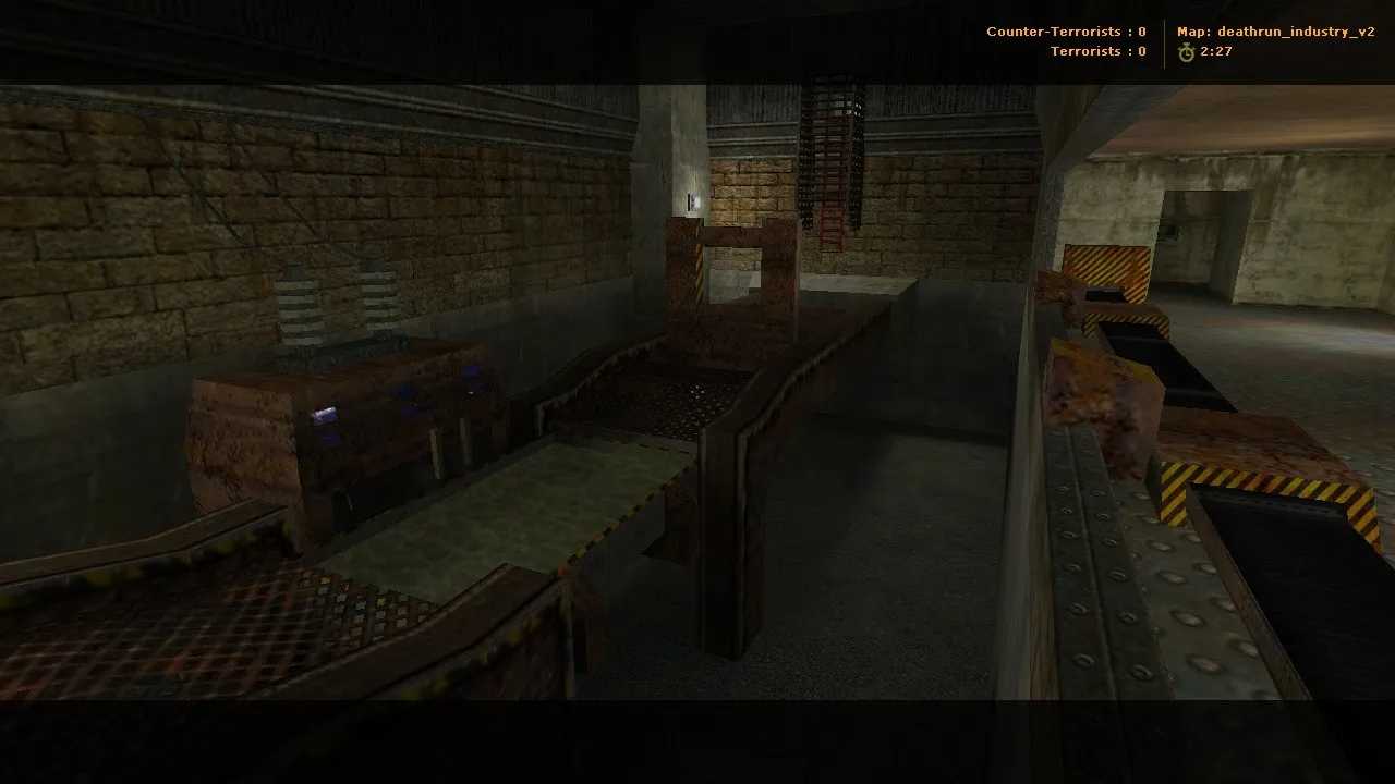 Скачать deathrun_industry_v2 для CS 1.6: deathrun карта, баланс сторон, точки и оптимизация для стабильной игры - Скриншот