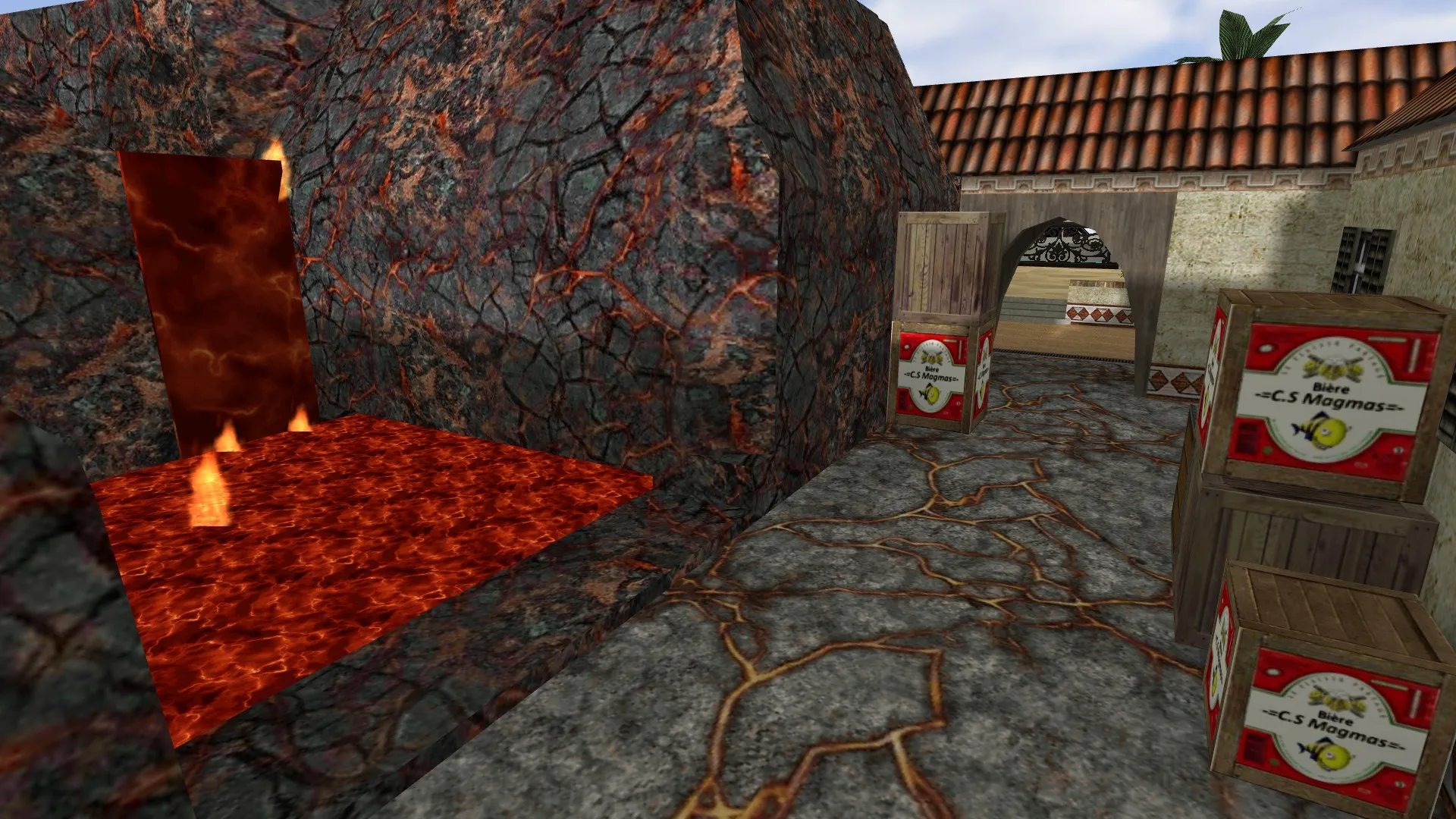 Скачать Карта de_inferno_suncsm для CS 1.6: Тактика и особенности - Скриншот
