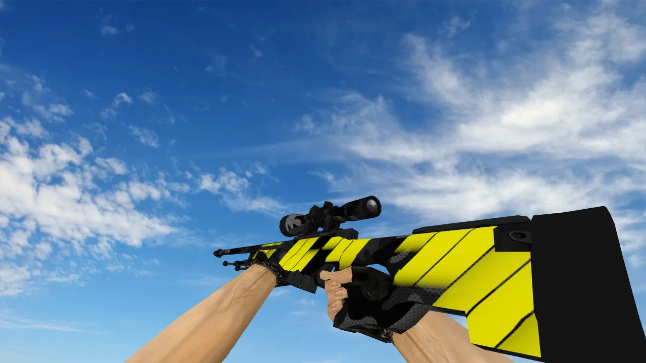 Скачать Модель «AWP Neural» для CS 1.6 - Оружие с уникальным дизайном - Скриншот
