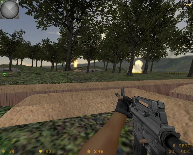 Скачать Карта de_russofinwar для CS 1.6 - полное описание и тактики - Скриншот
