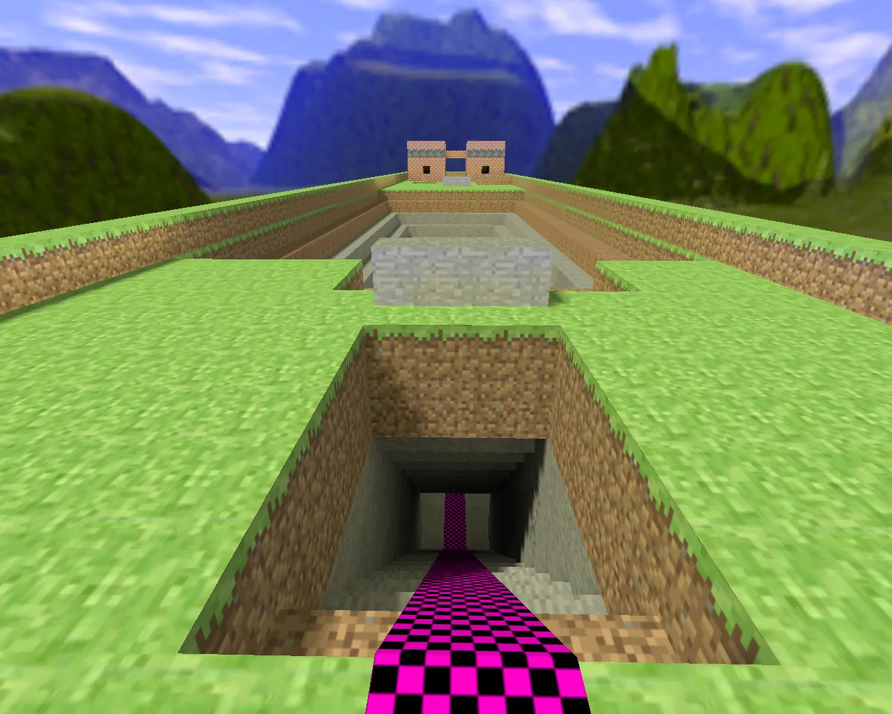 Скачать Карта awp_minecraft для CS 1.6: точки под AWP, .nav для ботов и оптимизация wpoly/epoly - Скриншот