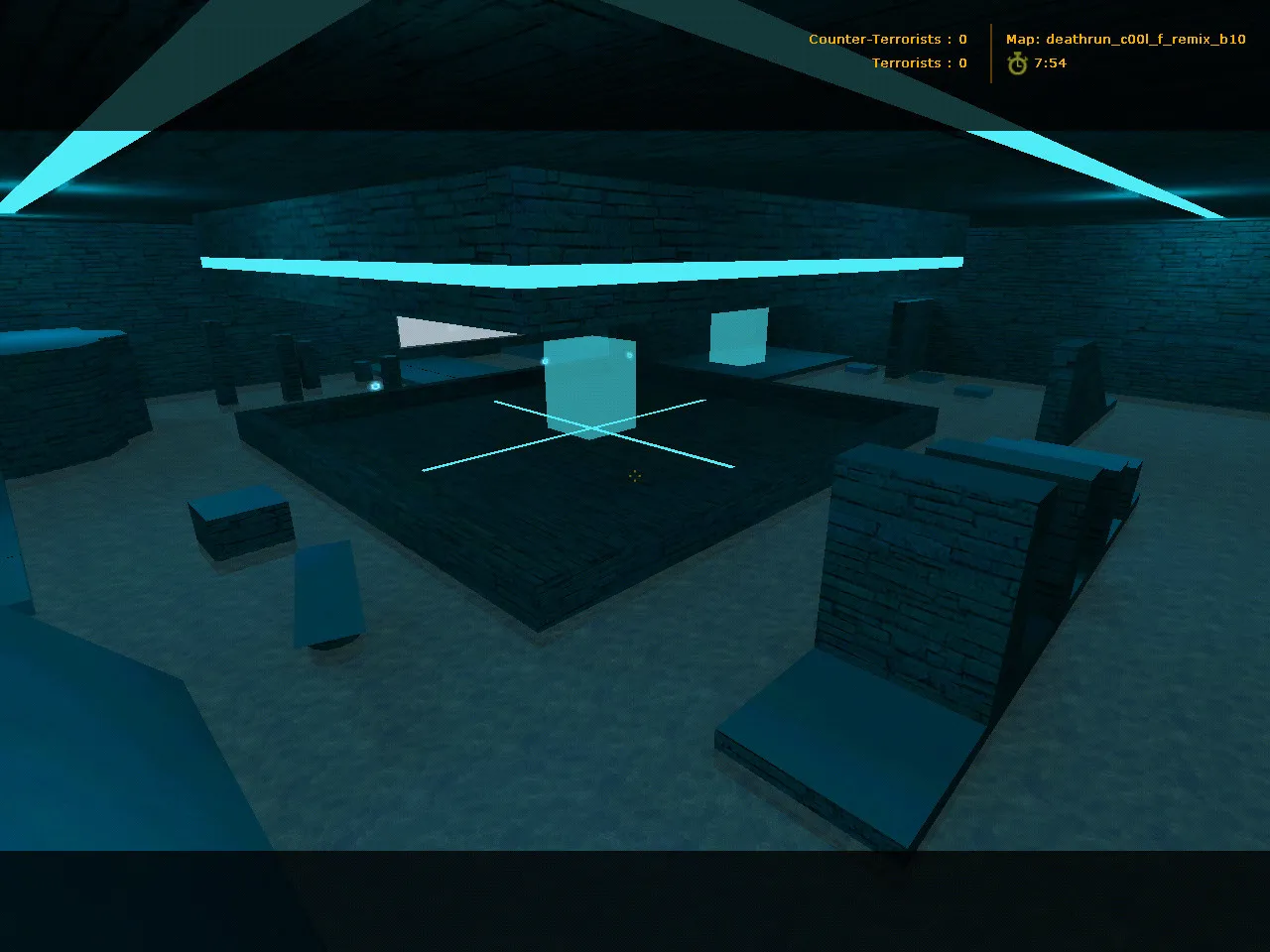 Скачать deathrun_c00l_f_remix_b10 для CS 1.6: точки, маршруты, .nav и оптимизация под 20 летний deathrun - Скриншот