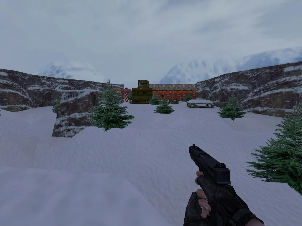 Скачать Карта xmas_crazytank для CS 1.6 - тактический геймплей и баланс - Скриншот
