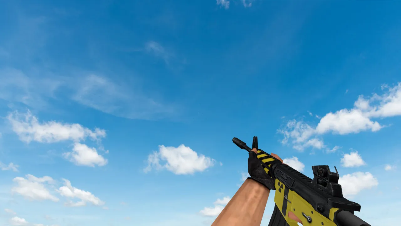 Скачать Модель M4A1 Nuclear для CS 1.6: v_, p_, w_ модели, звуки, анимация осмотра, текстуры и настройка - Скриншот