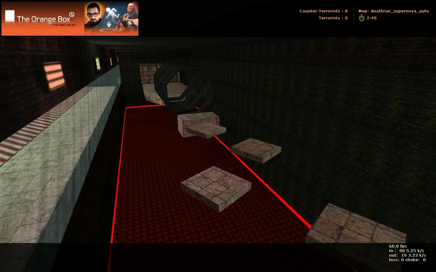 Скачать deathrun_supernova_auto — deathrun карта для CS 1.6: точки, маршруты, .nav и оптимизация wpoly/epoly - Скриншот