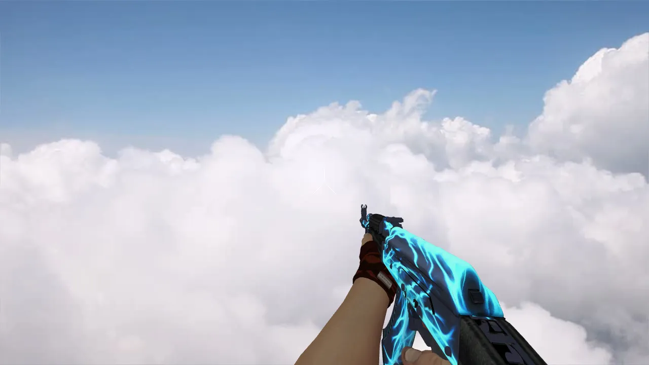 Скачать Модель v_ak47 Soul Devourer для CS 1.6: p_ak47, w_ak47, звук, анимация осмотра и текстуры - Скриншот