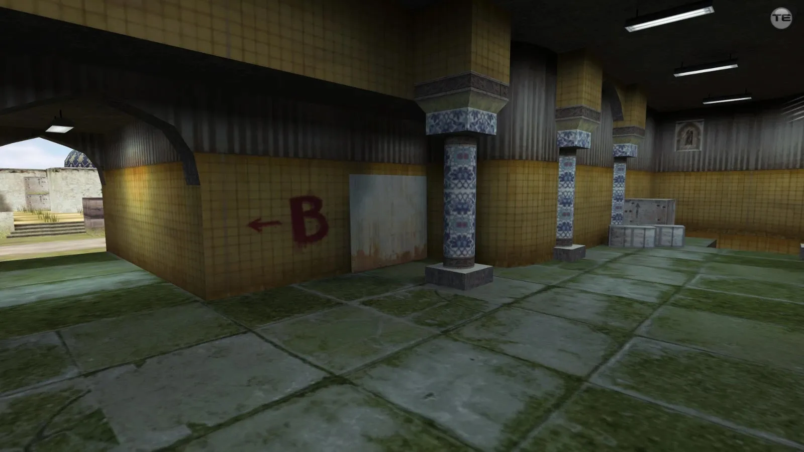 Скачать css_dust20 — DE карта для CS 1.6: спавны, тактика за Т и КТ, .nav для ботов, оптимизация wpoly/epoly - Скриншот