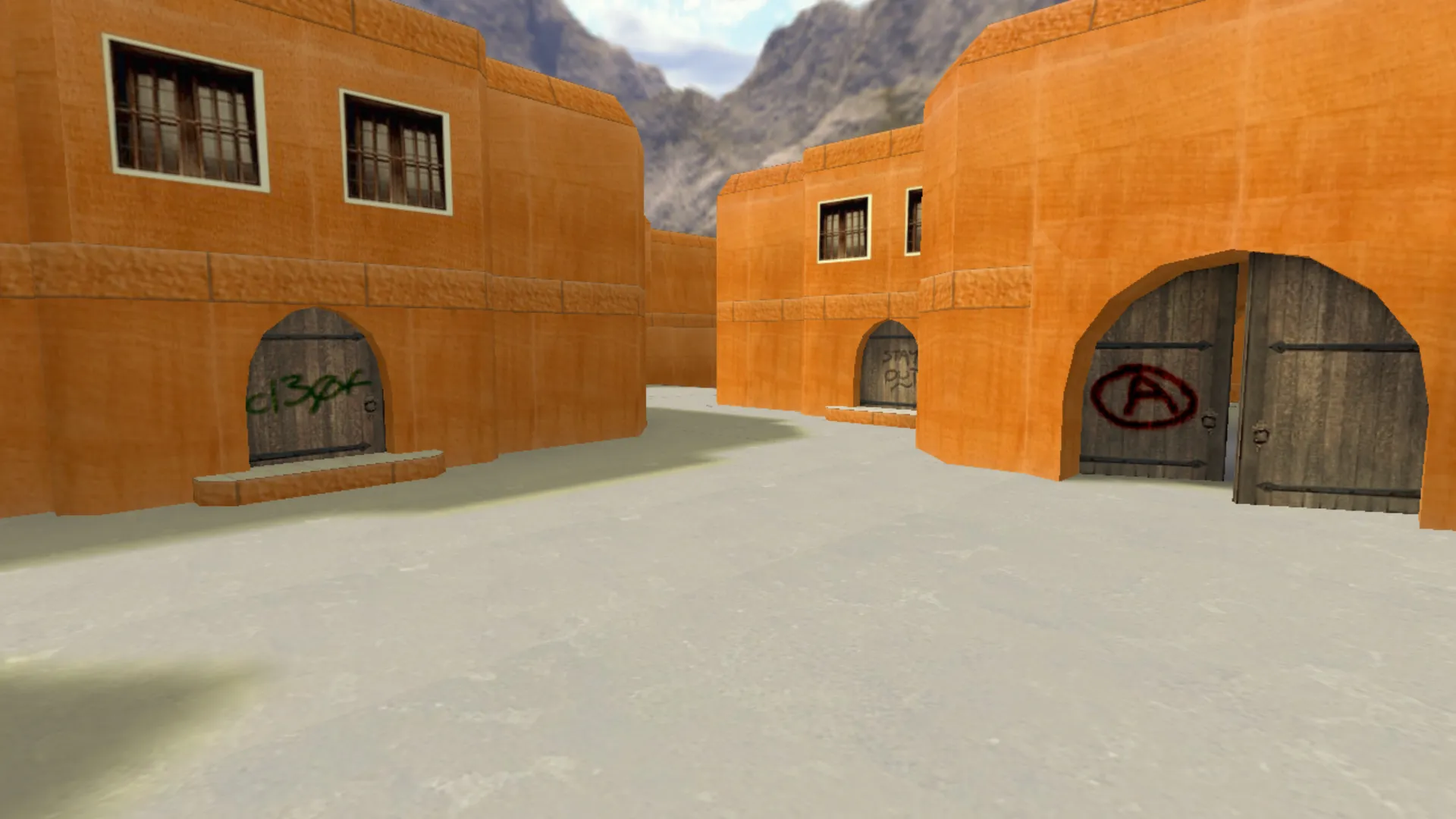 Скачать Карта de_dust2_2x2_heroes для CS 1.6: Даст2х2 от «Герои Украины» — баланс сторон, .nav для ботов, оптимизация - Скриншот