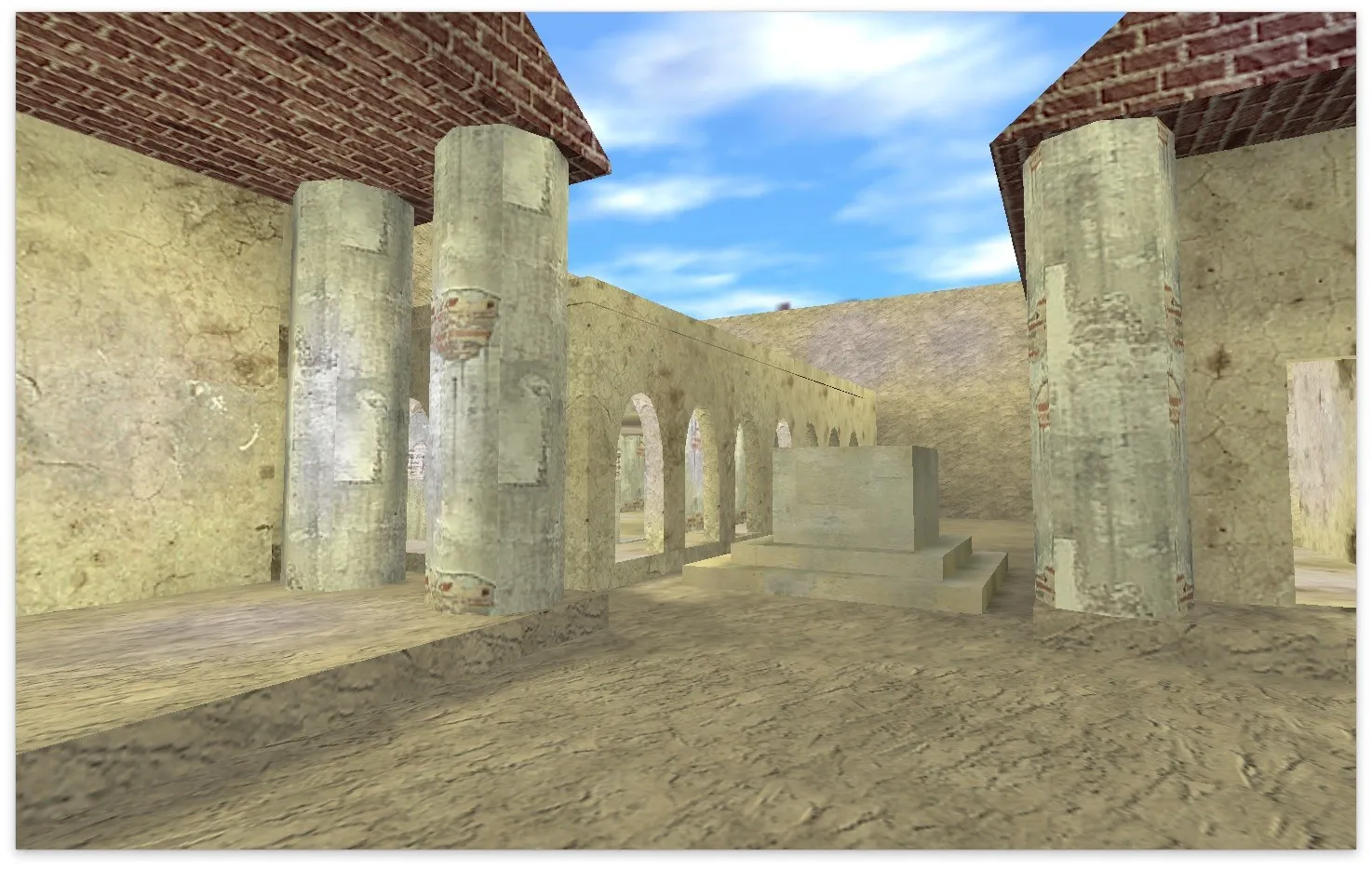 Скачать Карта de_rome для CS 1.6 - подробное описание с тактиками - Скриншот
