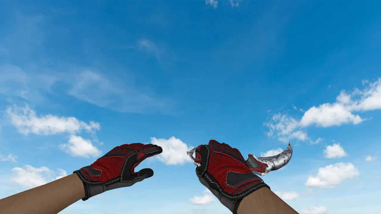 Скачать Модель ножа Karambit ABSTR v_ p_ w_ для CS 1.6: звуки, анимация осмотра, текстуры, качество модели - Скриншот
