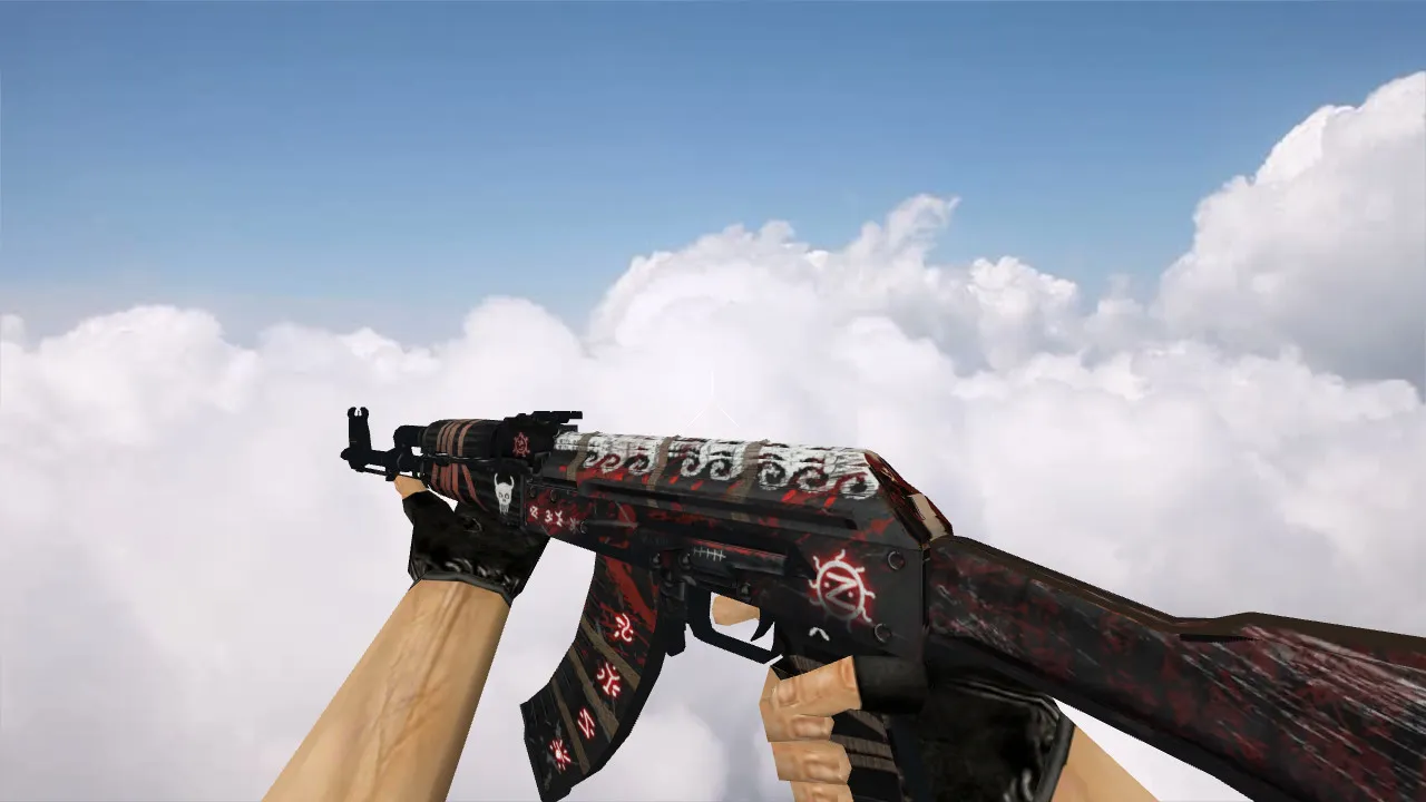 Скачать Модель AK-47 Demon Hunter для CS 1.6 – Погрузитесь в бой - Скриншот
